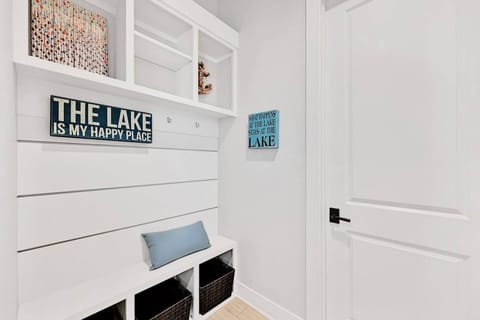 Mudroom and downstairs half bath