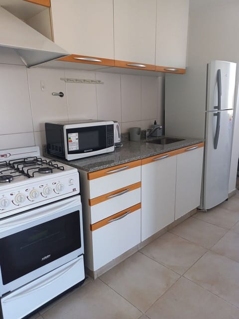 Premium Apartment | Private kitchen | Full-size fridge, microwave, electric kettle, toaster