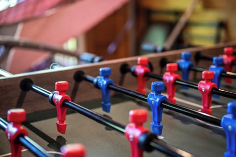 Friends in High Places' game room and lounge