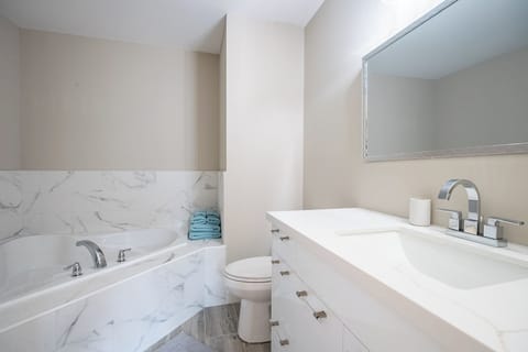 Grand Townhome, 3 Bedrooms, Terrace | Bathroom | Separate tub and shower, free toiletries, hair dryer, towels