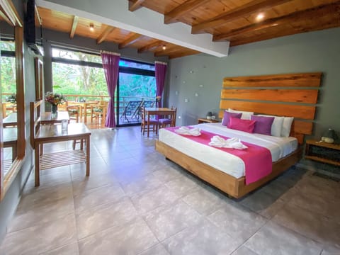 Luxury Cabin, 1 Queen Bed, Hot Tub, Mountain View | In-room safe, desk, free WiFi, bed sheets