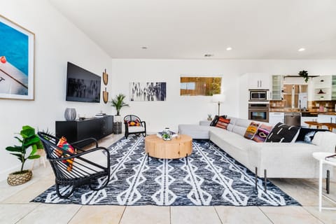 Step into pure comfort and style in our spacious living area. Every corner beckons relaxation and entertainment, making it the heart of your home.