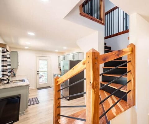 Kitchen and stairway