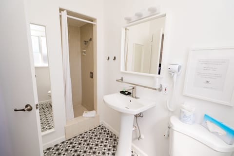 Standard Room, 2 Queen Beds | Bathroom | Free toiletries, hair dryer, towels, soap