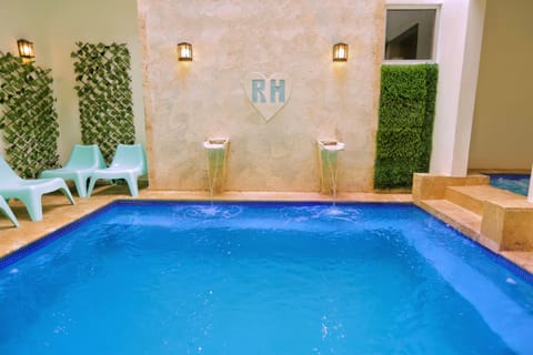 Indoor pool, outdoor pool, open 9 AM to 8 PM, sun loungers