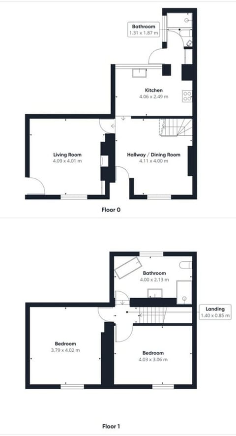 House | 2 bedrooms, Internet