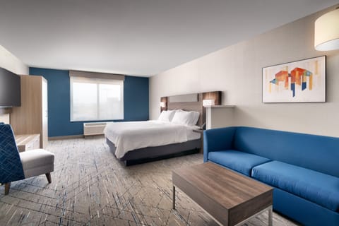 Suite, 1 King Bed (Feature) | Premium bedding, pillowtop beds, desk, laptop workspace