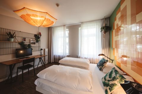 Double Room M in Guesthouse | Hypo-allergenic bedding, individually decorated, individually furnished