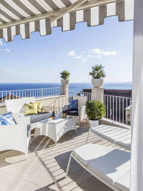 Panoramic Suite, Terrace, Sea View | Terrace/patio