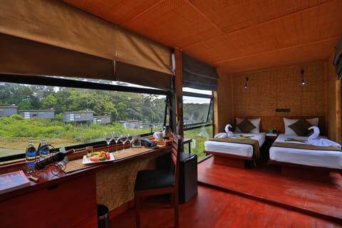 Luxury Chalet, 1 Bedroom, Mountain View, Mountainside | Premium bedding, minibar, in-room safe, desk