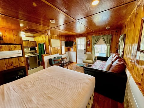 River view Family Cabin, 1 Queen and Sofa Bed | Individually decorated, individually furnished, desk, iron/ironing board