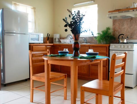 Economy Room, 1 Double Bed, Ground Floor | Private kitchen | Fridge, microwave, oven, stovetop