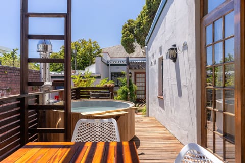 Wood-Fired Hot Tub Two Bedroom Cottage | Terrace/patio