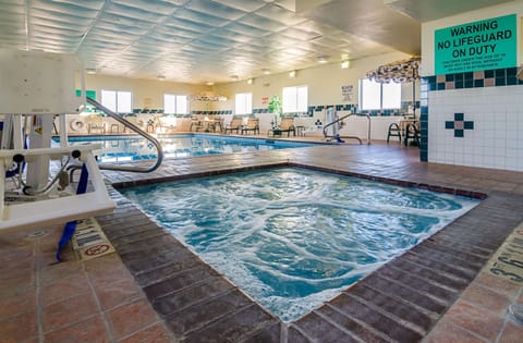 Indoor pool, open 6:00 AM to 11:00 PM, sun loungers