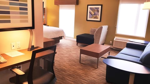 Suite, 1 King Bed | In-room safe, desk, iron/ironing board, free cribs/infant beds