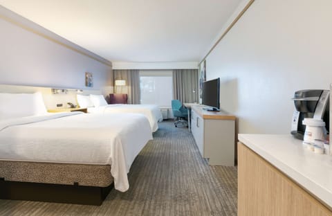Room, 2 Queen Beds, Accessible, Bathtub | Premium bedding, in-room safe, desk, laptop workspace