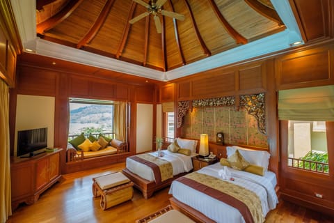 Luxury Villa, 2 Bedrooms, Private Pool, Sea Facing | Premium bedding, minibar, in-room safe, desk