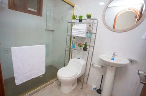 Executive Double Room, Non Smoking, Garden View | Bathroom | Shower, hydromassage showerhead, towels, soap