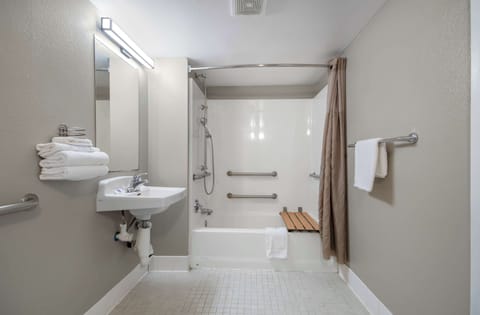 Standard Room, 1 Queen Bed, Accessible, Non Smoking | Accessible bathroom