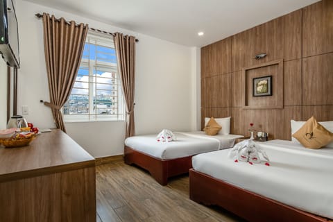 Deluxe Triple Room, City View | View from room
