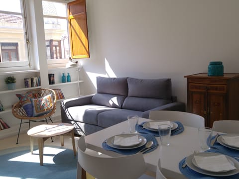 Family Apartment, 1 Bedroom | Living room | 40-inch flat-screen TV with satellite channels, TV