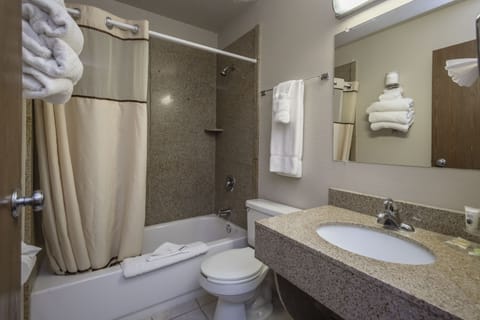 Standard Single Room | Bathroom | Combined shower/tub, hair dryer, towels