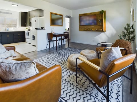 Sit back, relax, and let this couch add a touch of luxe to your downtime