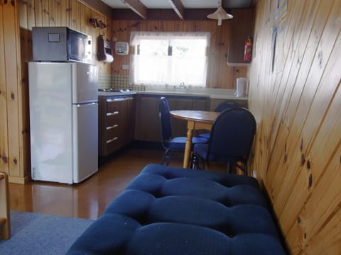 Two Bedroom Chalet | Private kitchen | Fridge, microwave, stovetop, electric kettle