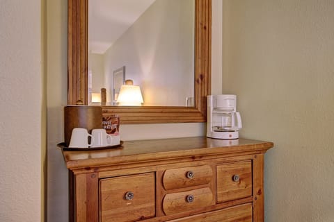 Enjoy the in-suite drip coffee maker.