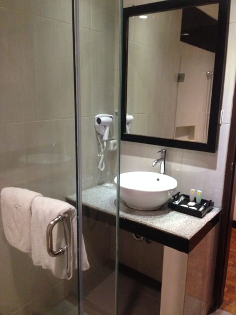 Superior Twin Room, 2 Twin Beds | Bathroom | Shower, free toiletries, hair dryer, slippers