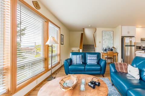 Basking in natural light.