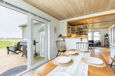 Updated cottage with well-curated furnishings.