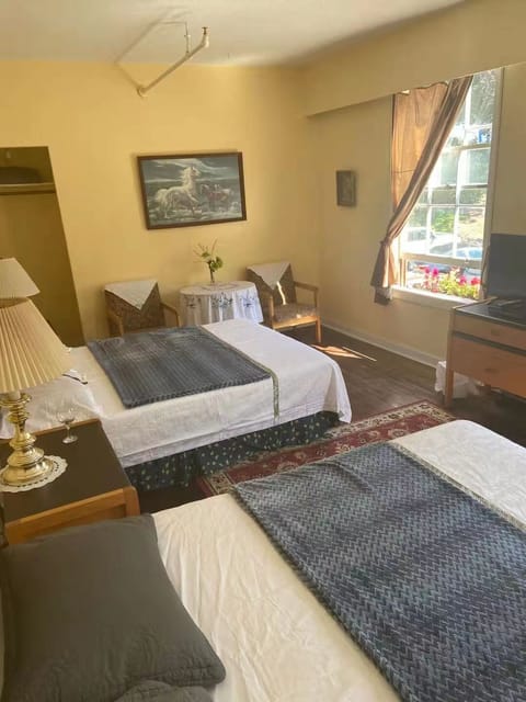 Standard Double Room, 2 Queen Beds | 1 bedroom, iron/ironing board, free WiFi, bed sheets
