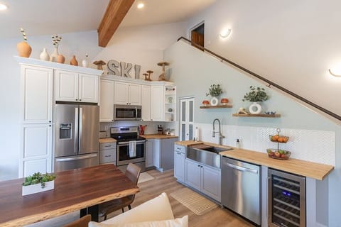 Modern redesigned open kitchen