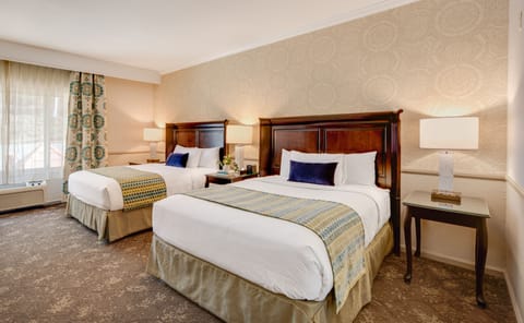 Standard Room, 2 Queen Beds | Premium bedding, down comforters, pillowtop beds, desk