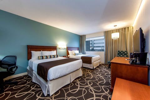 Classic Room, 2 Double Beds | Premium bedding, down comforters, in-room safe, desk
