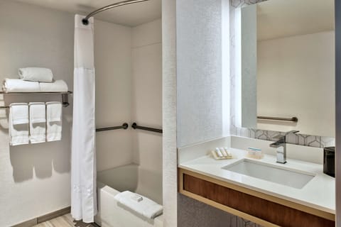 Junior Suite | Bathroom | Combined shower/tub, designer toiletries, hair dryer, towels