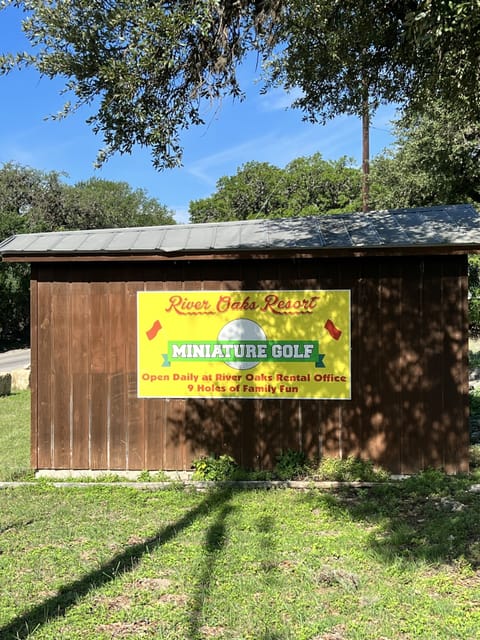 Mini-golf and public pool and splash pad within walking distance.