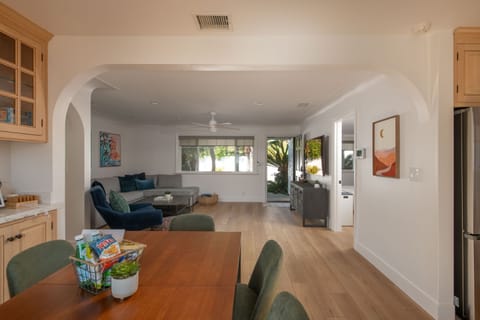 Dining and living space