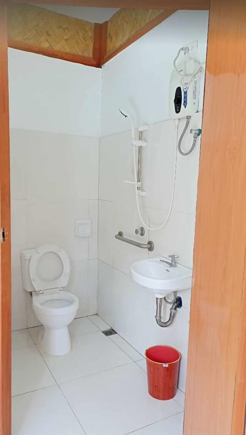 Deluxe Room | Bathroom | Shower, rainfall showerhead, free toiletries, towels