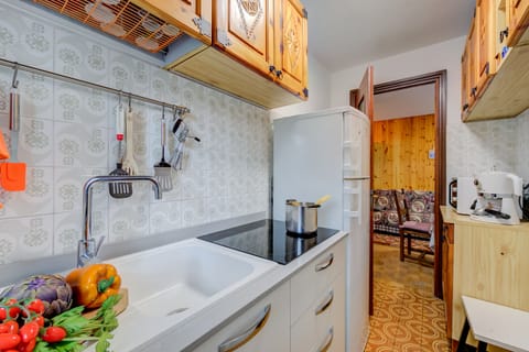 Family Apartment, 2 Bedrooms (Appartamento 7 Bello Mountain View) | Private kitchen | Fridge, microwave, stovetop, dishwasher