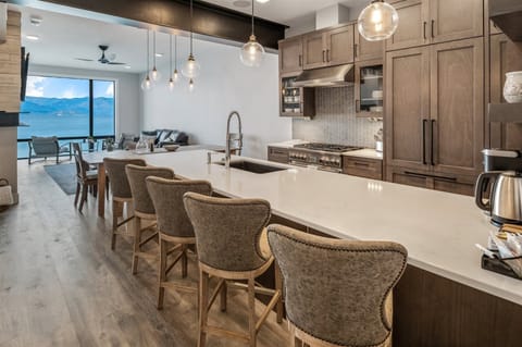 Open living in this modern condo.