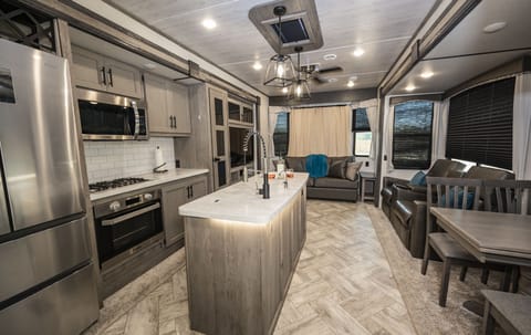 Beautiful and Spacious Kitchen with plenty of space to gather and relax!