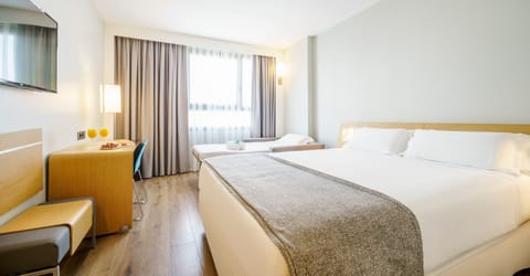 In-room safe, desk, laptop workspace, blackout drapes