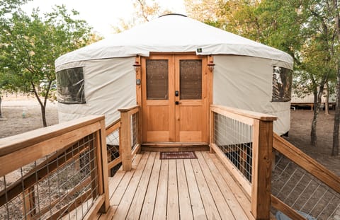Welcome to "Mockingbird" Yurt at River Yurt Village!!