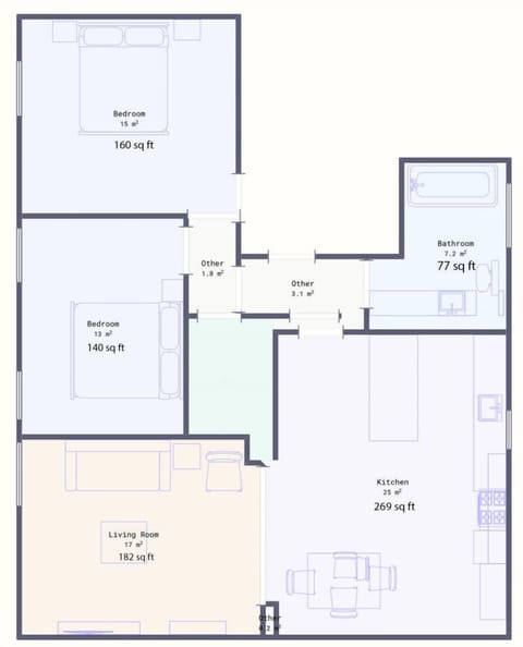 Apartment | 2 bedrooms