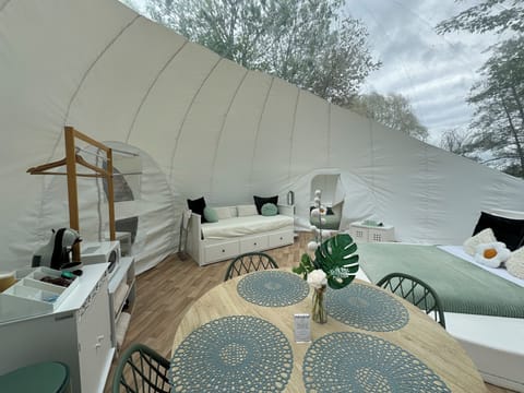 Family Tent, River View | Living area