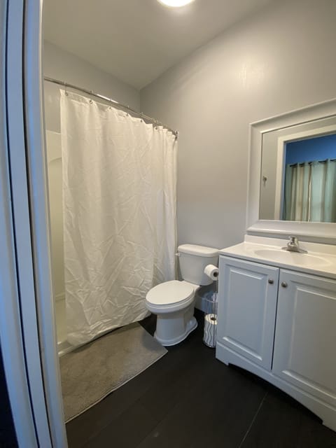 Standard Apartment | Bathroom | Shower, hair dryer, towels