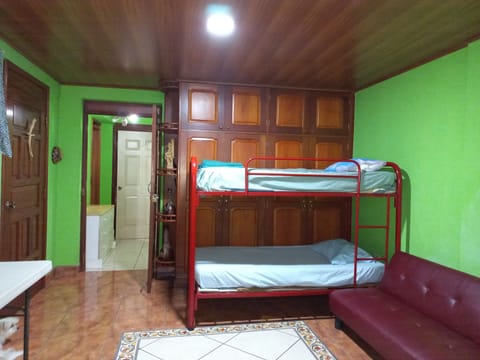 Family Shared Dormitory | Down comforters, desk, laptop workspace, free WiFi