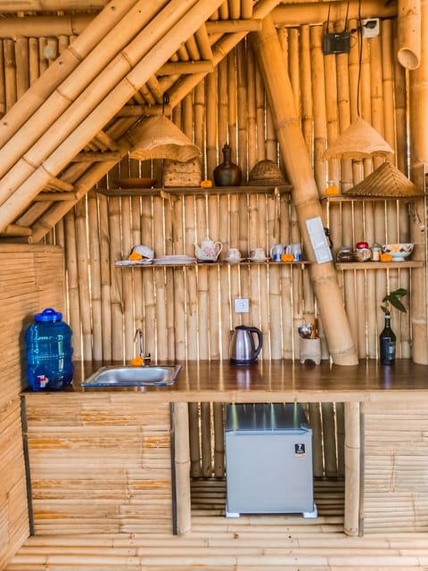 Bamboo Villa, 1 Bedroom | Private kitchen | Mini-fridge, electric kettle